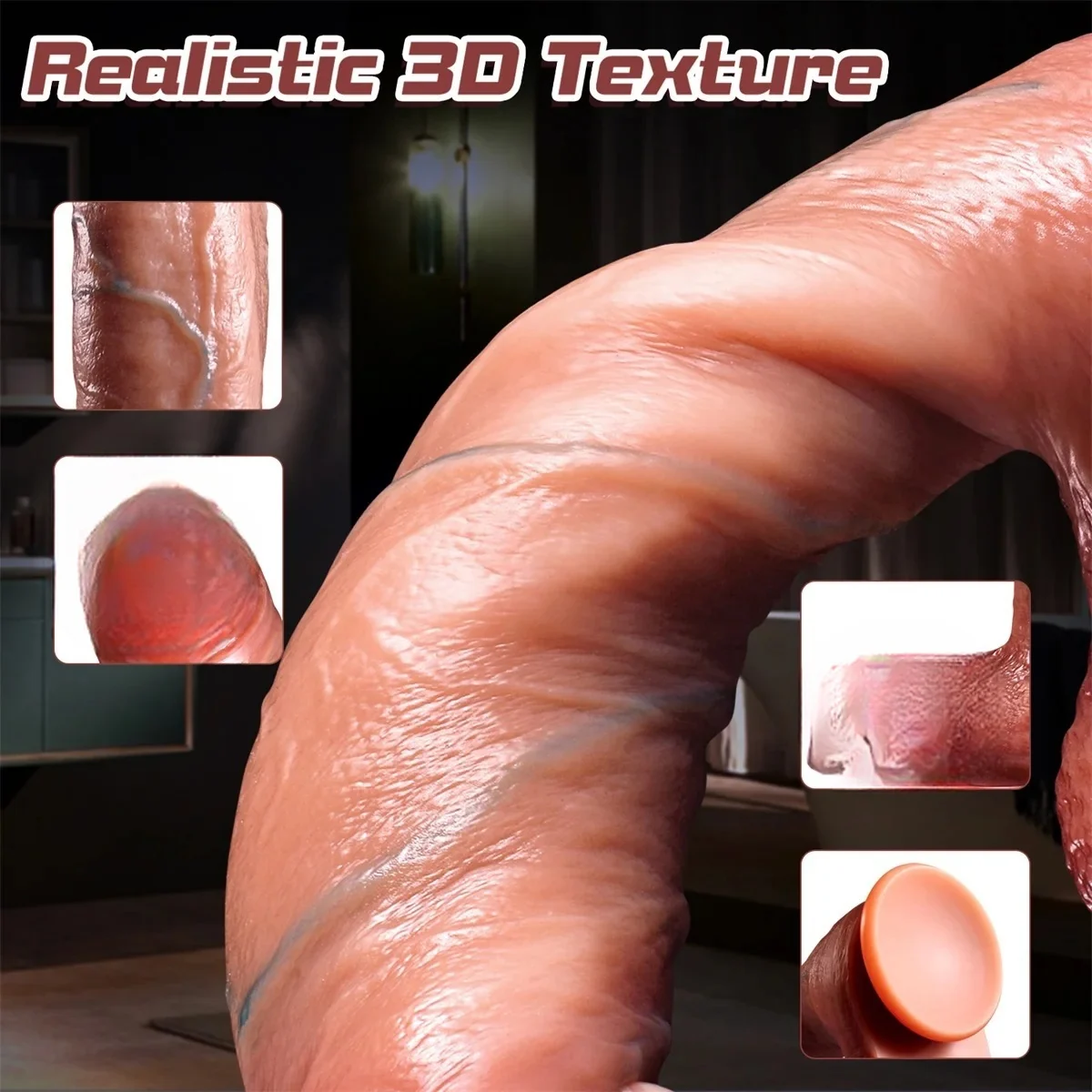 XXL realistische dildo met zuignap, foto 3