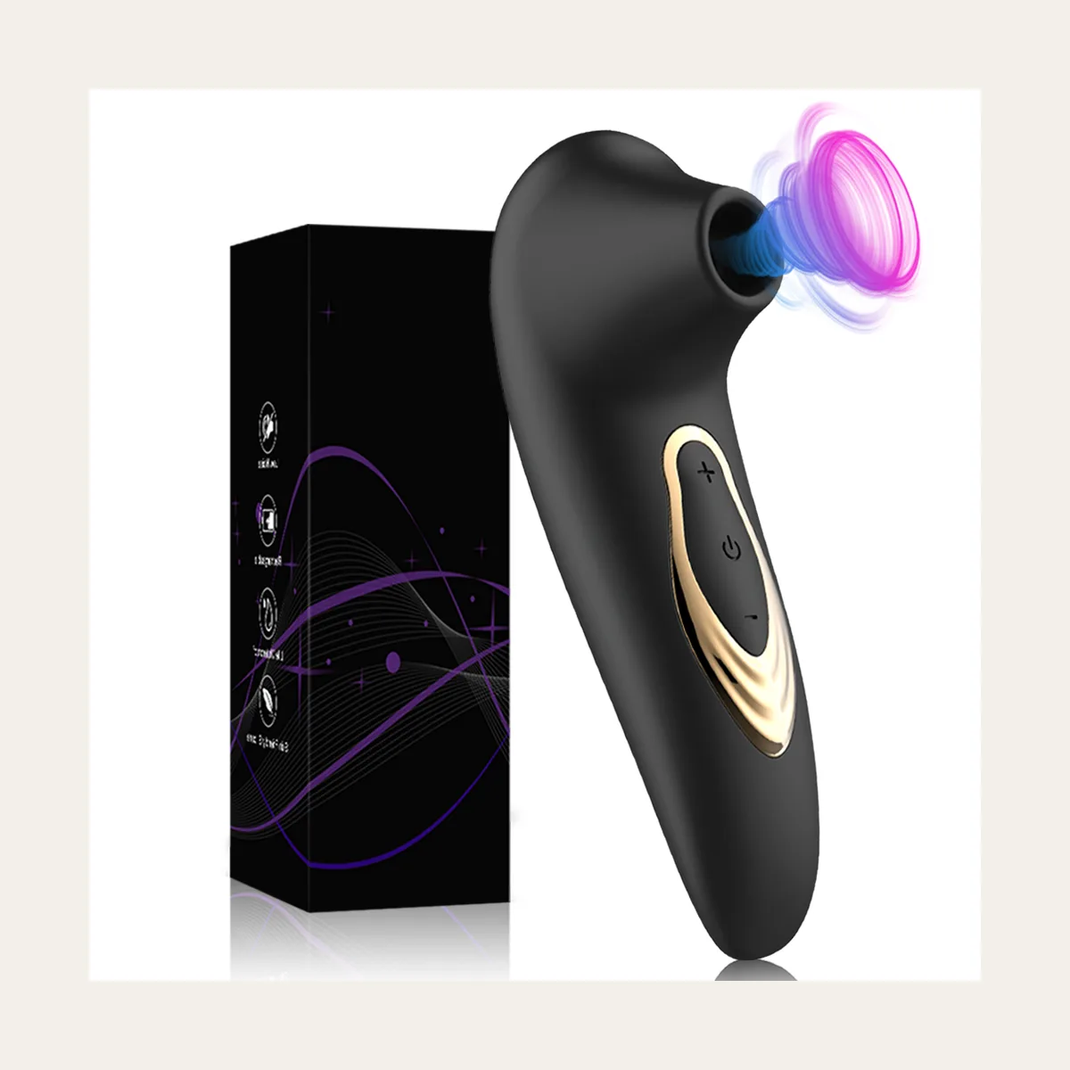 Zuigvibrator 4, zacht silicone