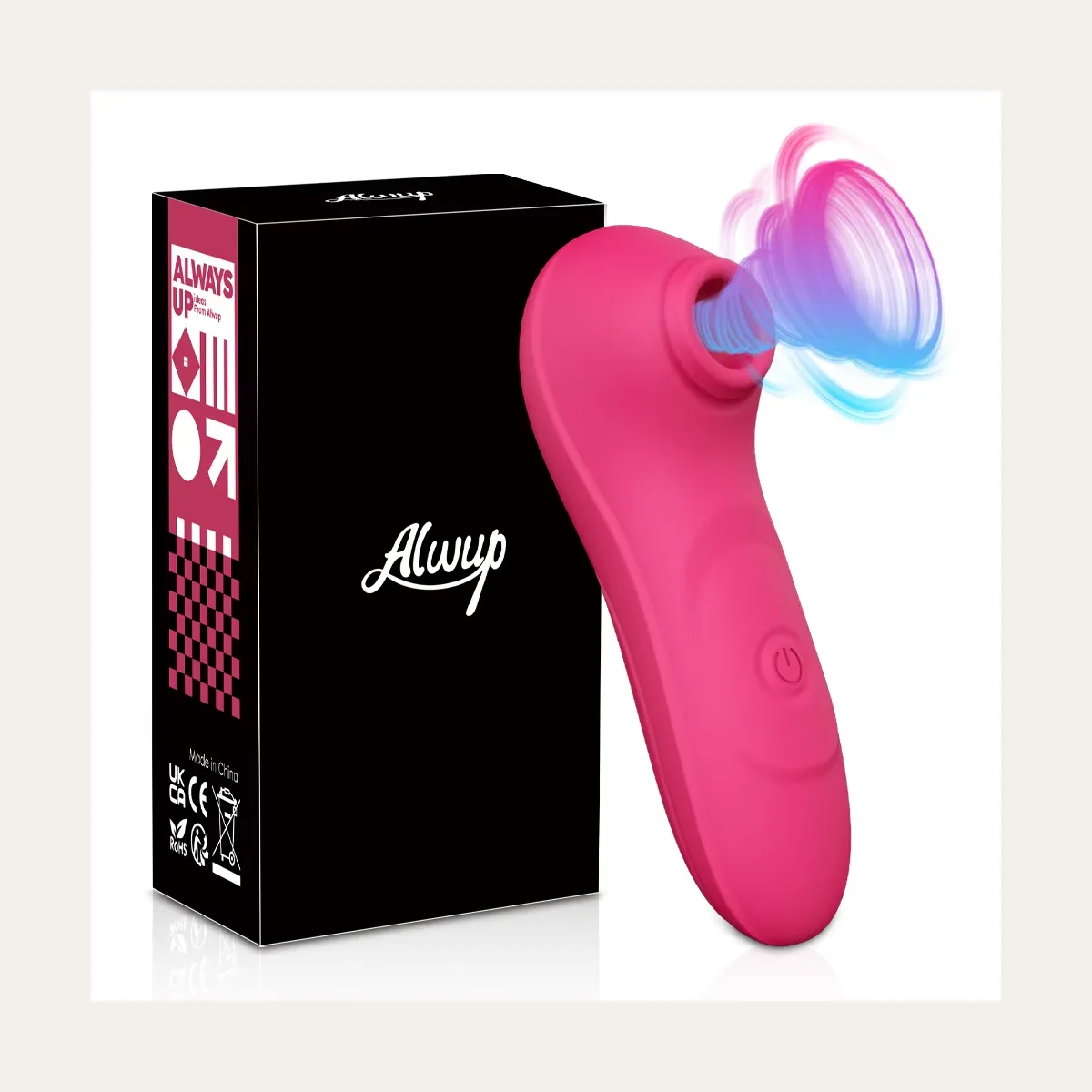 Zuigvibrator 6, zacht silicone